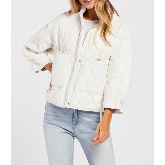 The Ivory Luxe Heart Los Angeles Jacket main image 1
